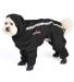 Neo-Paws black fleece hood to keep dogs warm and cozy
