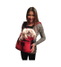 Neo-Paws red dog carrier for safe and comfortable pet transport